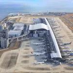 Aeropuerto de Osaka Kansai (KIX) situado en una isla artificial