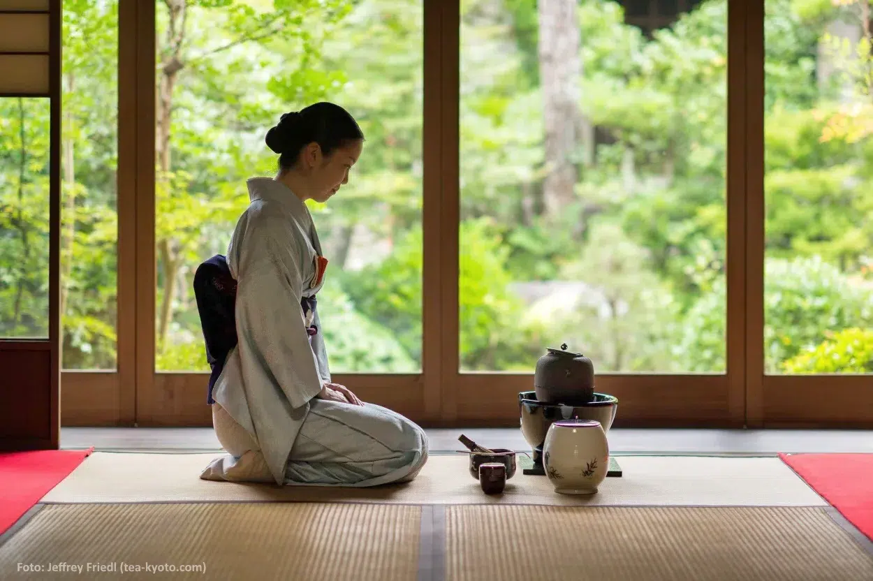 Ceremonia del té en Japón o chanoyu