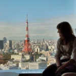 Vista de la Torre de Tokio desde nuestra habitación del Park Hotel Tokyo
