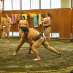 Asistir como espectador para ver un entrenamiento de sumo en Tokio
