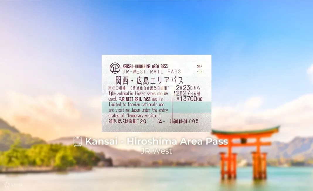 JR Kansai Hiroshima Area Pass, un pase de transporte muy útil y barato