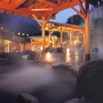 Baños termales onsen en Hakone sin dormir en ryokan. Yunosato Okada