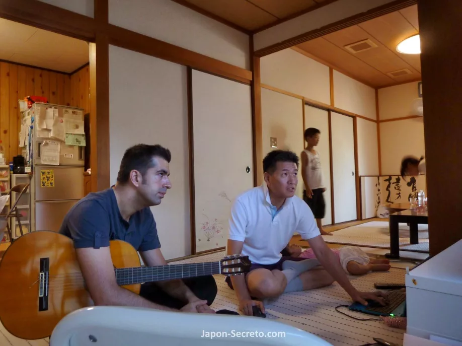 En casa de unos amigos en Kameoka (Kioto). Julio de 2011