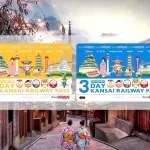 Kansai Railway Pass, pase de tren y autobús para 2 y 3 días Osaka, Kioto, Nara, Wakayama, aeropuerto Kansai, Himeji, Kobe