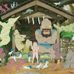 Yokais protagonistas de la película de anime Una Carta Para Momo (ももの手紙へ, 2012)