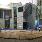 Caretta Shiodome, en Shinbashi (Tokio): cómo llegar, tiendas, qué ver. Foto: entrada de Caretta Shiodome