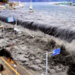 Tsunami tras el gran terremoto de Tohoku, al norte de Japón, el 11 de marzo de 2011