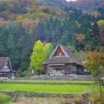 Casas gassho-zukuri en Ainokura (Toyama), villa medieval en los Alpes Japoneses