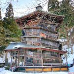 Pagoda Sazaedo (さざえ堂) en el monte Iimoriyama de la ciudad de aizu-Wakamatsu: cómo llegar, entrada, qué ver y hacer, con calzado, precio
