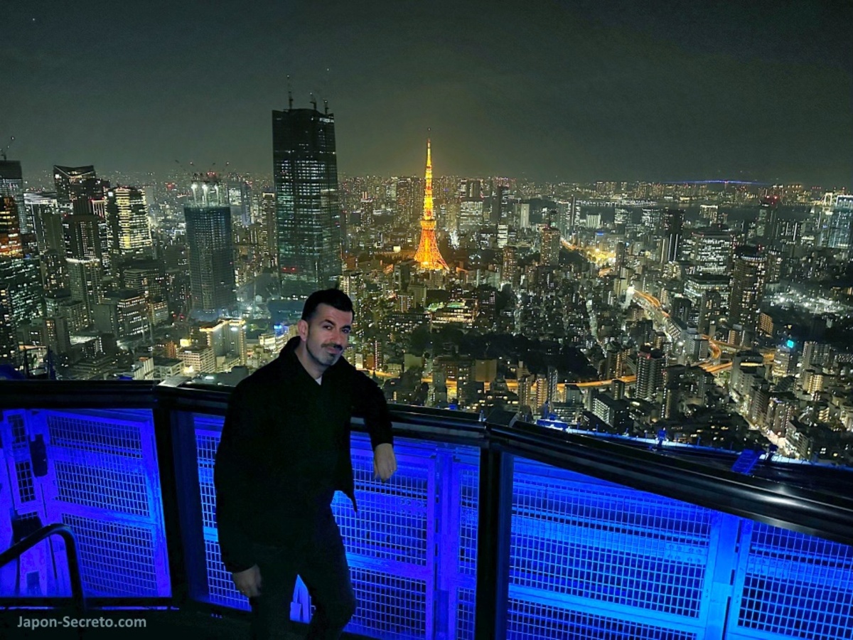 Lugares con las mejores vistas de Tokio, miradores gratuitos y de pago. Foto: Vista de la Torre de Tokio desde la Torre Mori (Roppongi Hills)