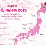 ¿Cuándo florecen los cerezos en Japón en 2026? Mapa de previsiones de florecimiento de los cerezos (sakura) en Japón publicados el 18 de diciembre de 2025. Más información en Japon-Secreto.com