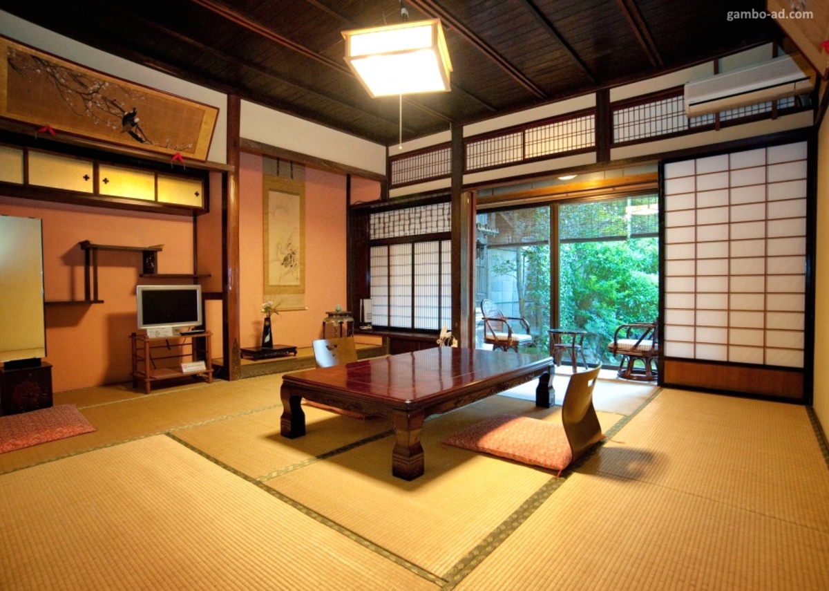 Ryokan, el alojamiento tradicional japonés: cómo es por dentro una habitación, suelo de tatami, dónde dormir en un ryokan, mejores ryokan de Japón con onsen. Foto: habitación del ryokan Sutani de Izumo