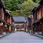 Ver Kanazawa en 1 día y 2 días, lugares imprescindibles, mapa, merece la pena: jardín Kenrokuen, barrios de geishas y samuráis. Foto: barrio tradicional de geishas de Higashichaya