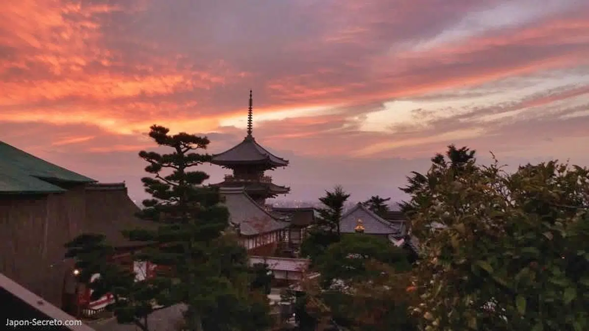 Guía de Kioto, qué ver y hacer imprescindible. Foto: Pagoda Koyasu del templo Kiyomizudera.