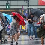 Tifones en Japón: qué hacer, cuándo se producen, cuánto duran. Foto: tifón en Tokio.