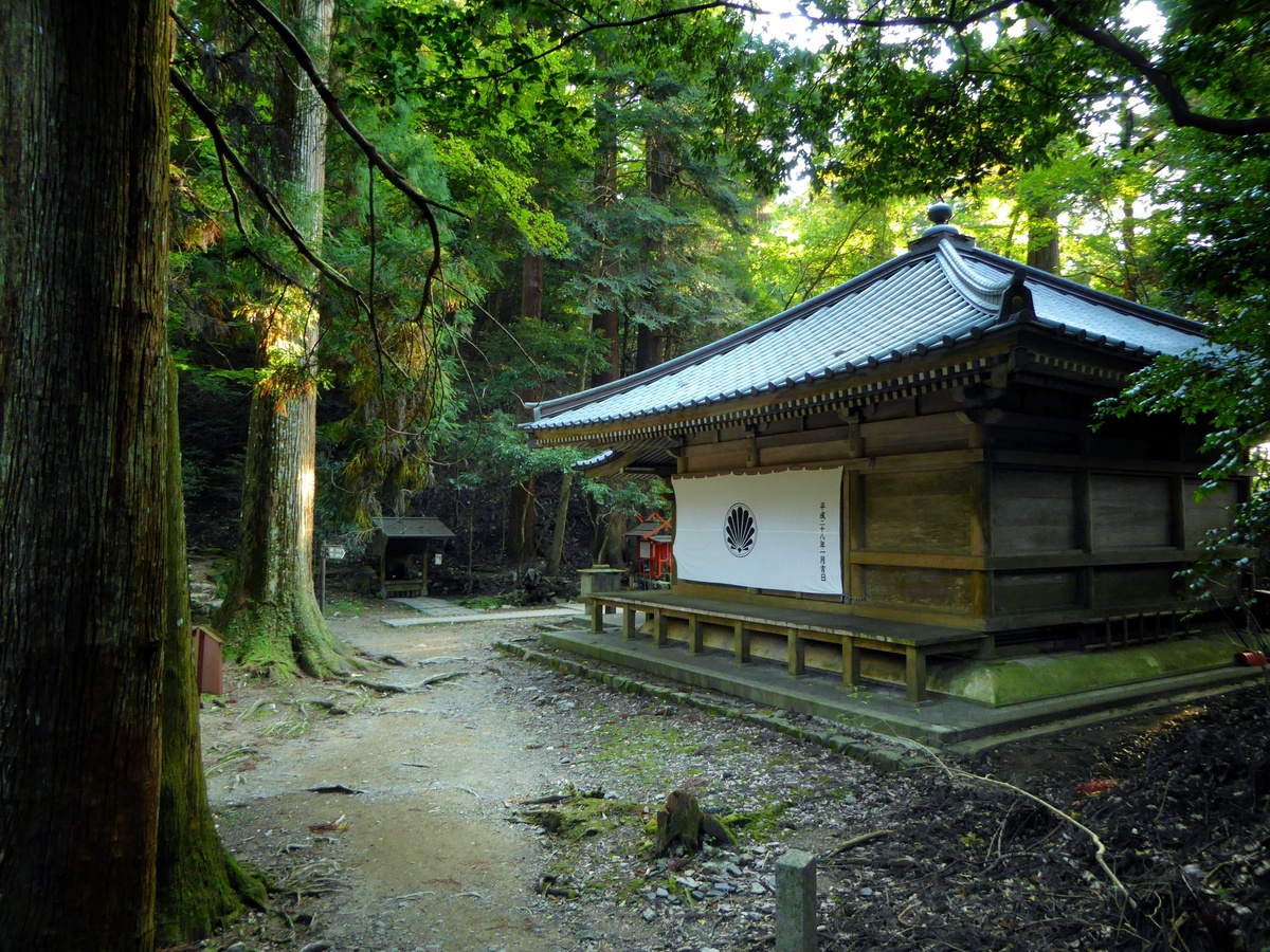 Recorrido a pie de Kurama a Kibune, en Kioto, sendero por el bosque en el monte Kurama, desde el templo Kurama-dera