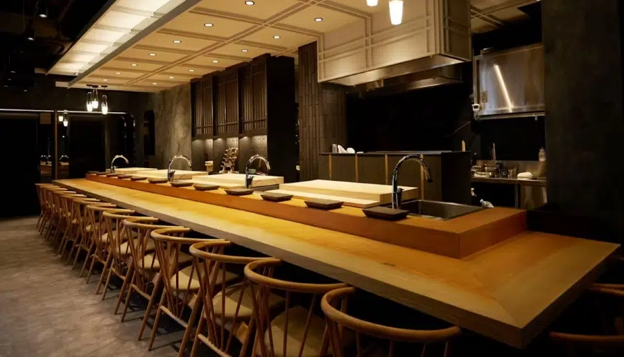 Kitashinchi Sushi Chikkodo, restaurante de omakase sushi en Osaka