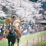 Yabusame (流鏑馬) el arte marcial japonés del tiro con arco a caballo: dónde verlo, cómo es, reglas, fechas, lugares, historia, origen. Foto: festival de Tsuwano