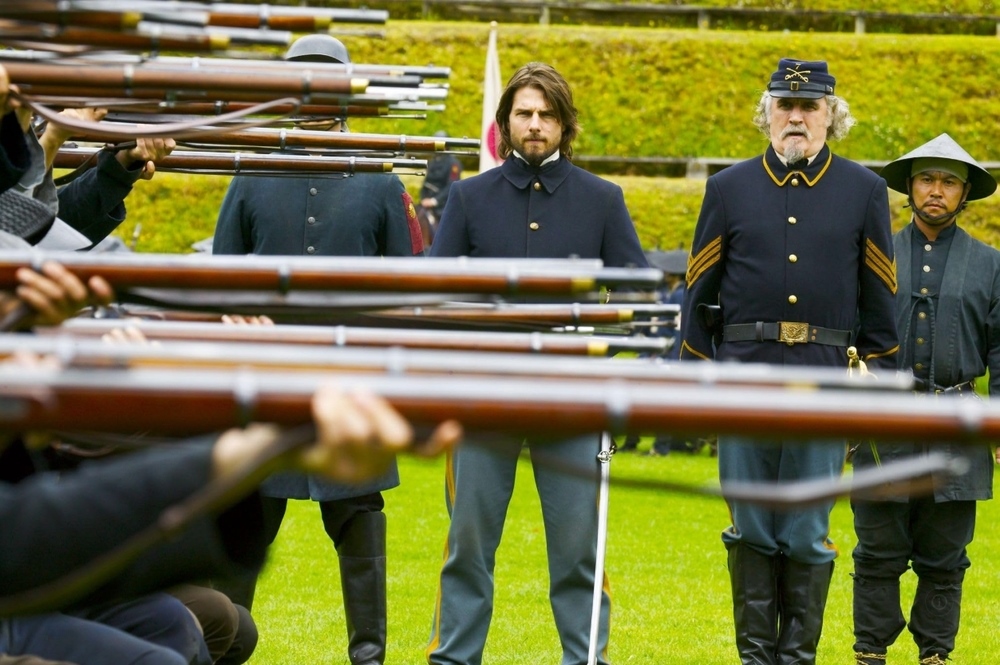 Película El Último Samurái: escena de entrenamiento de soldados