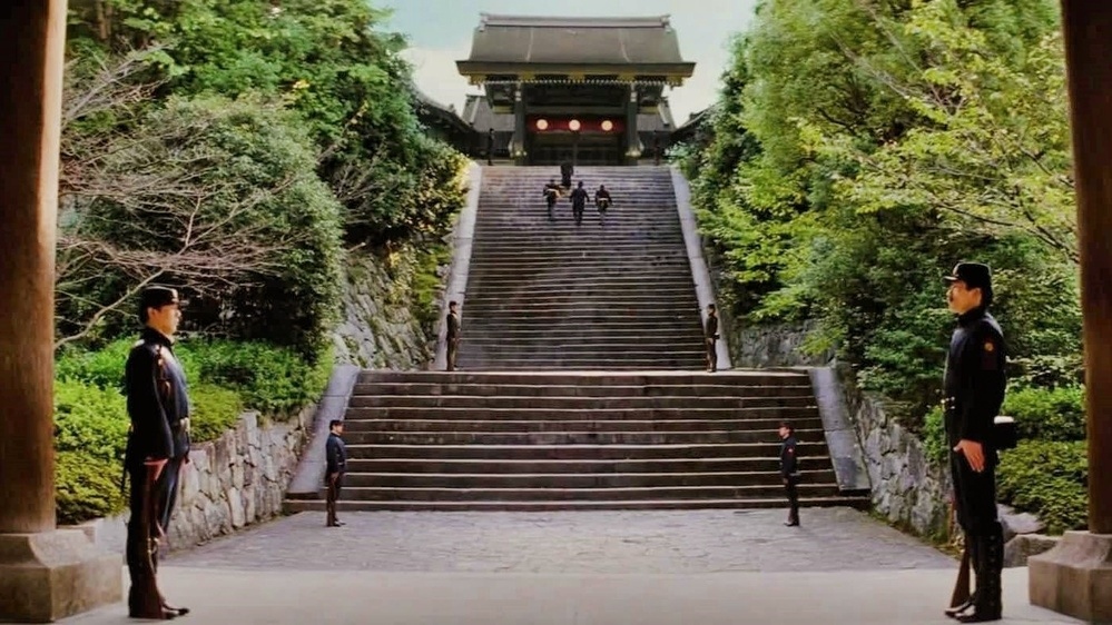 Película El Último Samurái: escena de visita al palacio imperial (templo Chion-in de Kioto)