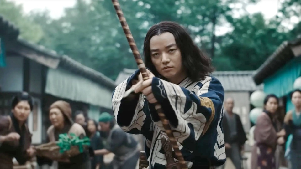 “El Último Samurái en Pie” (イクサガミ, Ikusagami). serie de Netflix estrenada en noviembre de 2025