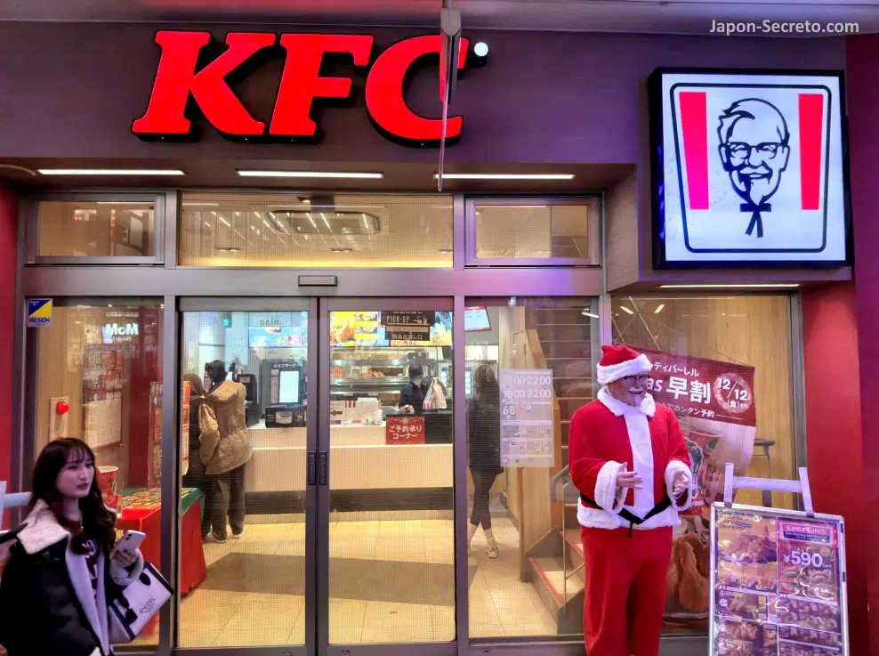 Pollo frito de KFC, la comida tradicional de Navidad en Japón