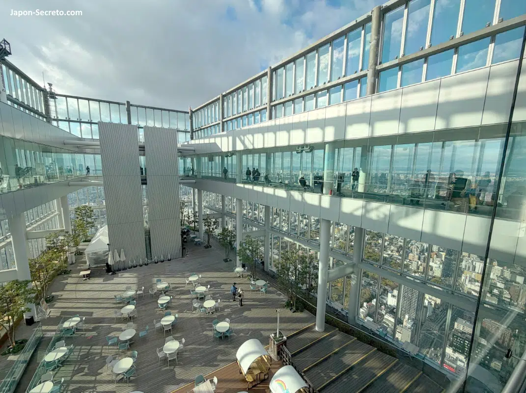 Restaurante en lo más alto del rascacielos Abeno Harukas (あべのハルカス) de Tennoji, Osaka