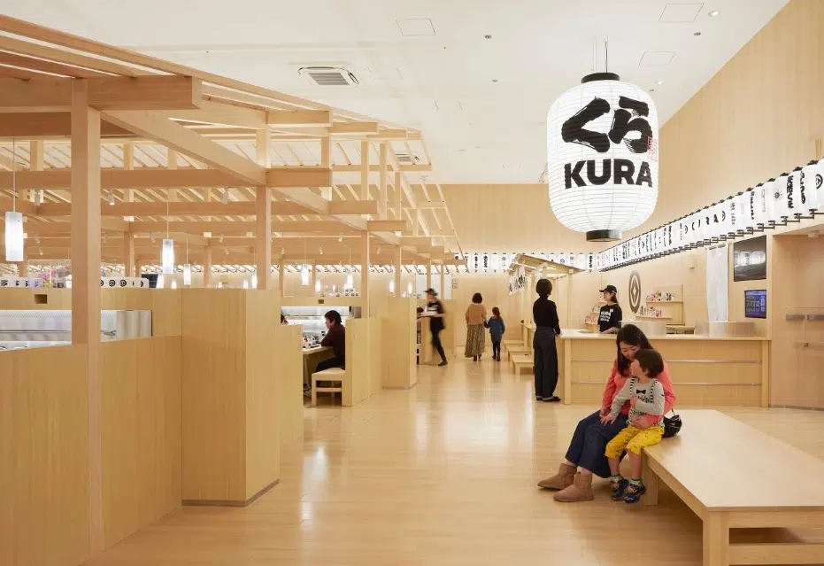 Restaurante Kura Sushi Global Flagship Store (グローバル旗艦店) en Asakusa (Tokio)