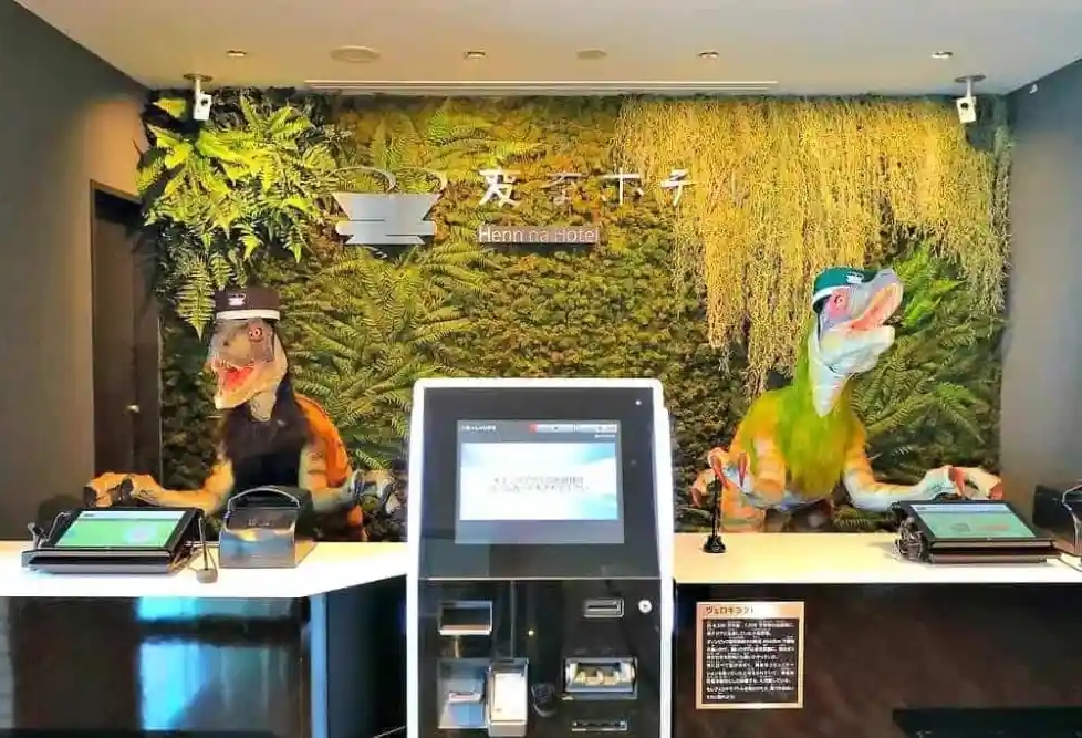 Henn na Hotel en Japón, atendido por robots con forma de dinosaurios