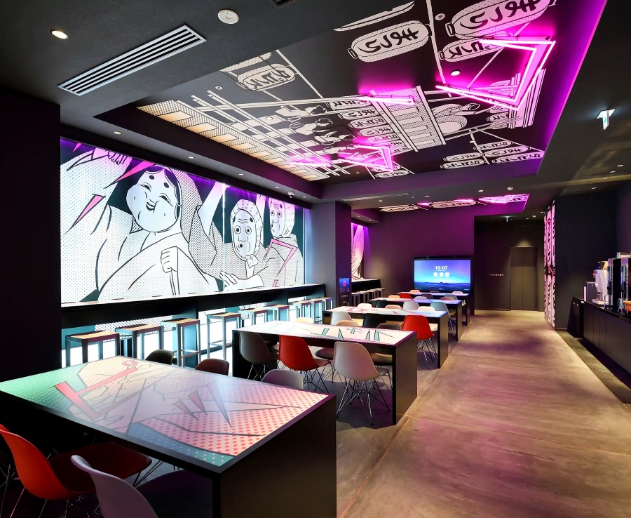 Lobby del Hotel Tavinos en Tokio