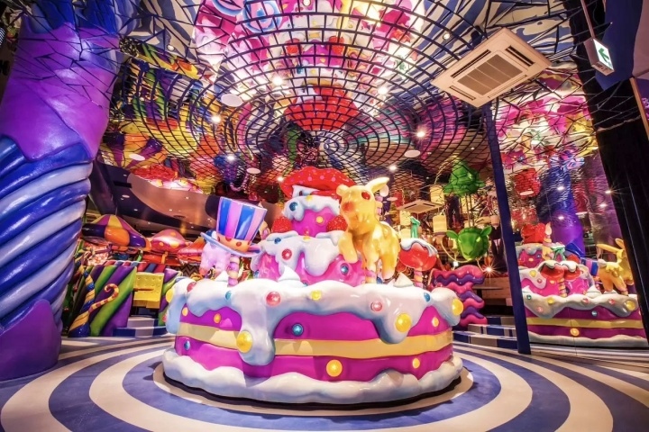 Kawaii Monster Land Cafe en la calle Takeshita de Harajuku (Tokio)