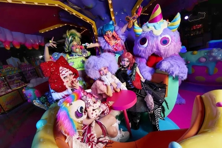 Kawaii Monster Land Cafe en la calle Takeshita de Harajuku (Tokio)