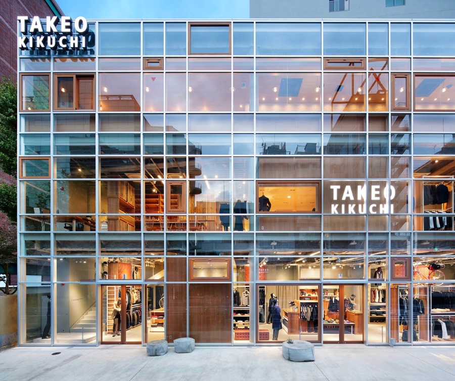 Marcas de ropa japonesas en Japón y tiendas: tienda Takeo Kikuchi en Harajuku (Tokio)