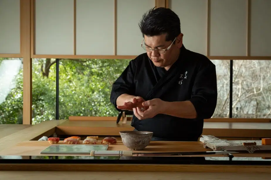 Restaurantes omakase en Osaka: Sushidokoro Kurosugi (寿し処 黒杉)