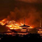 Yamayaki, un impresionante festival de fuego celebrado en las faldas del monte Wakakusa, en la ciudad de Nara en enero