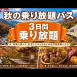 El pase Autumn Unlimited Ride Pass (秋の乗り放題パス, Aki No Norihōdai Pass) permite recorrer Japón utilizando trenes locales y rápidos de JR, con viajes ilimitados durante tres días consecutivos en otoño, durante el mes de octubre